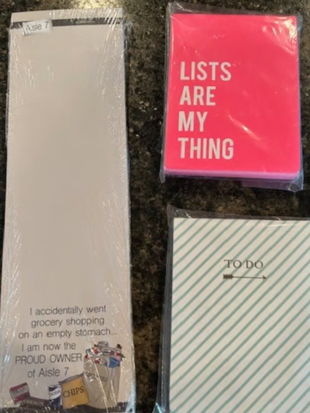 Set of 3 "To Do" Lists